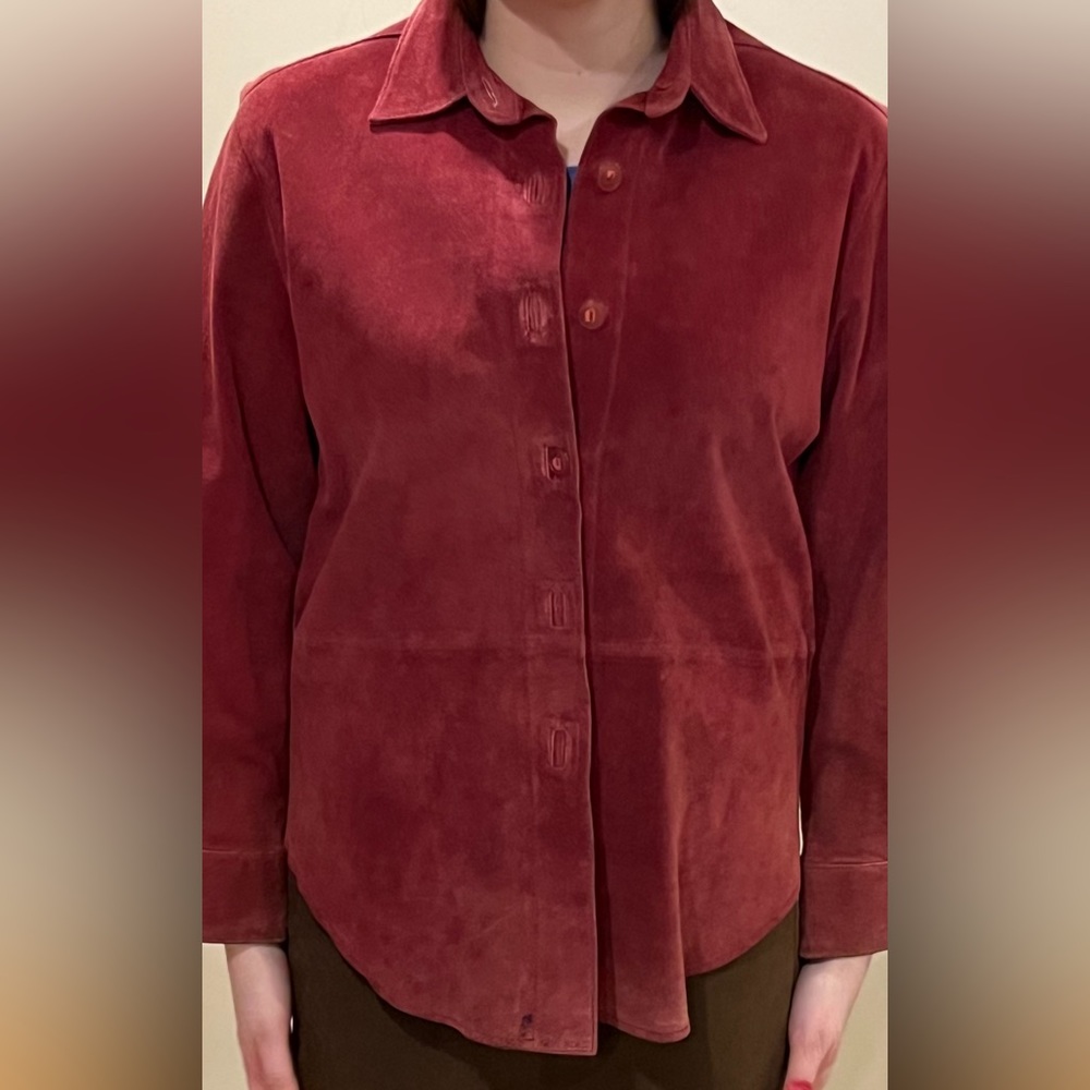 Pig suede jacket - Picture 14 of 14